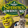 Link to the Shrek's Adventure website